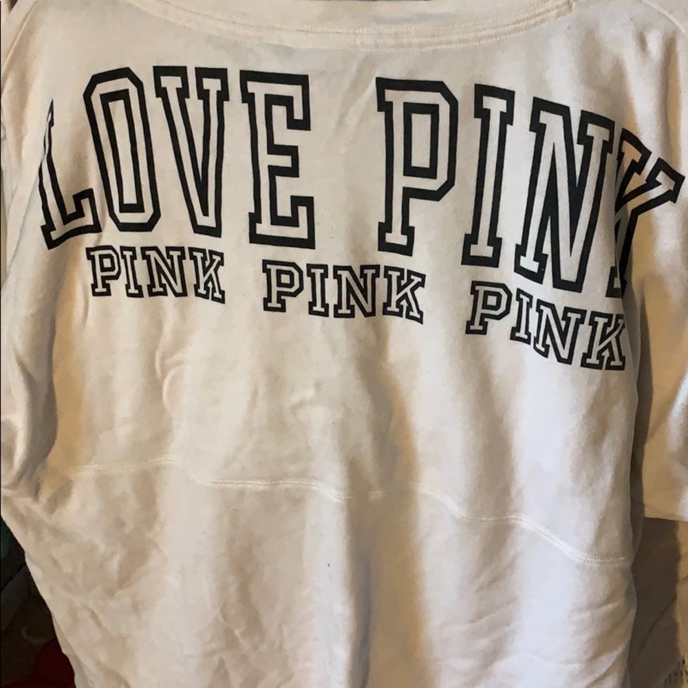 Love pink crew neck